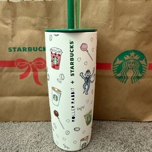 Starbucks x Roller Rabbit Coffeehouse Bonanza Stainless Steel Cold Cup